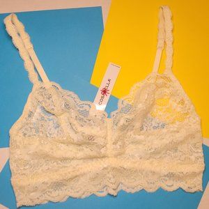 Cosabella Never Say Never Sweetie Soft Bra, Ivory, Small